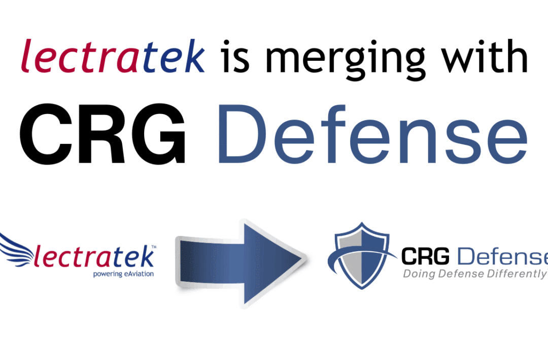 Lectratek Rejoins CRG Defense to Advance Leadership in Electric Aviation